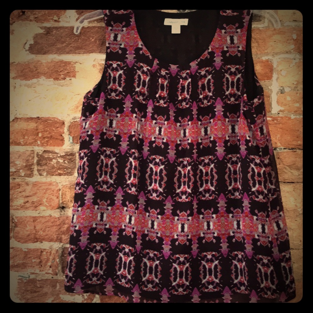 Soft, lightweight, lined sleeveless top